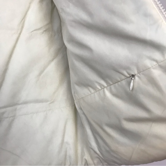 Vtg Old Navy Sz 10 Juniors Blue White Snow Seal Vest Outdoor Puffer Top Zip Up - Picture 6 of 16